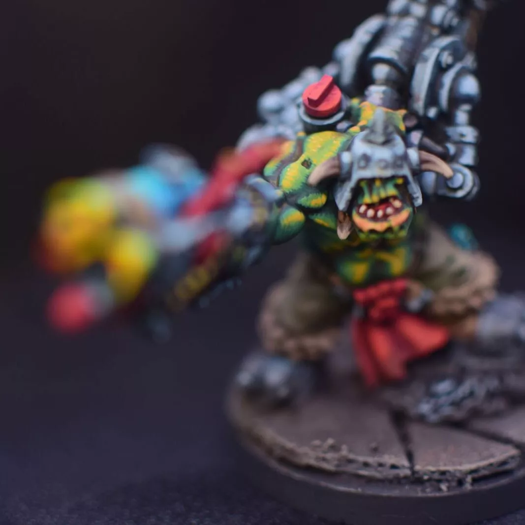 Ork Warboss Bruzgob: Iron Fist Butcher